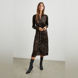 Anina Dress - Umber Leopard